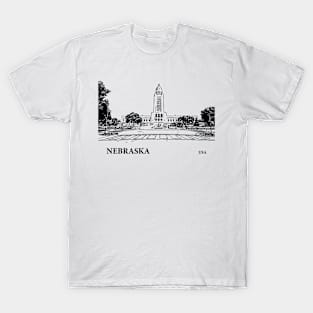 Nebraska State USA T-Shirt